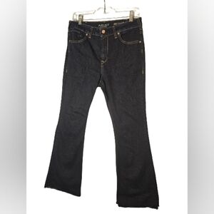 Ariat High Rise Flare Real Italian Denim Women's Size 31S